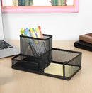 Organizador de Mesa em Metal com 3 Divisórias