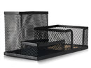 Organizador de Mesa em Metal com 3 Divisórias