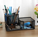 Organizador de Mesa em Metal com 3 Divisórias
