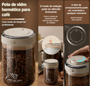 Pote Hermético a Vácuo para Café