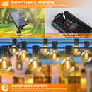 Cordão de Luz Solar LED G40