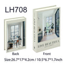 Livros Decorativos de Luxo com Caixa Organizadora