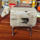 Escultura Touro Longhorn Vintage