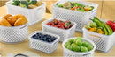 Kit Potes Organizadores para Geladeira