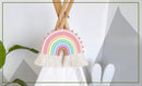 Arco-Íris Decorativo de Parede em Tecido