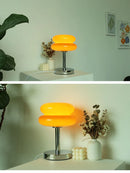 Abajur de Mesa Macaron em Vidro