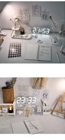 Relógio Digital LED de Mesa e Parede