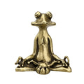Estátua Zen de Sapo em Metal