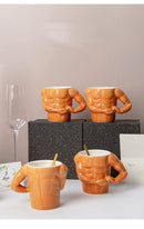 Caneca de Cerâmica Musculosa