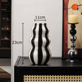 Vaso Decorativo de Cerâmica Listrado
