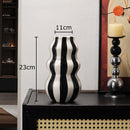 Vaso Decorativo de Cerâmica Listrado