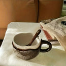 Caneca Coco em Cerâmica com Colher