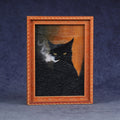 Ímã de Geladeira Gato Preto e Branco