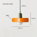 Lustre Pendente de Vidro Estilo Bauhaus Nórdico