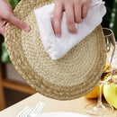 Kit 6 Sousplats Redondos 30cm em Rattan