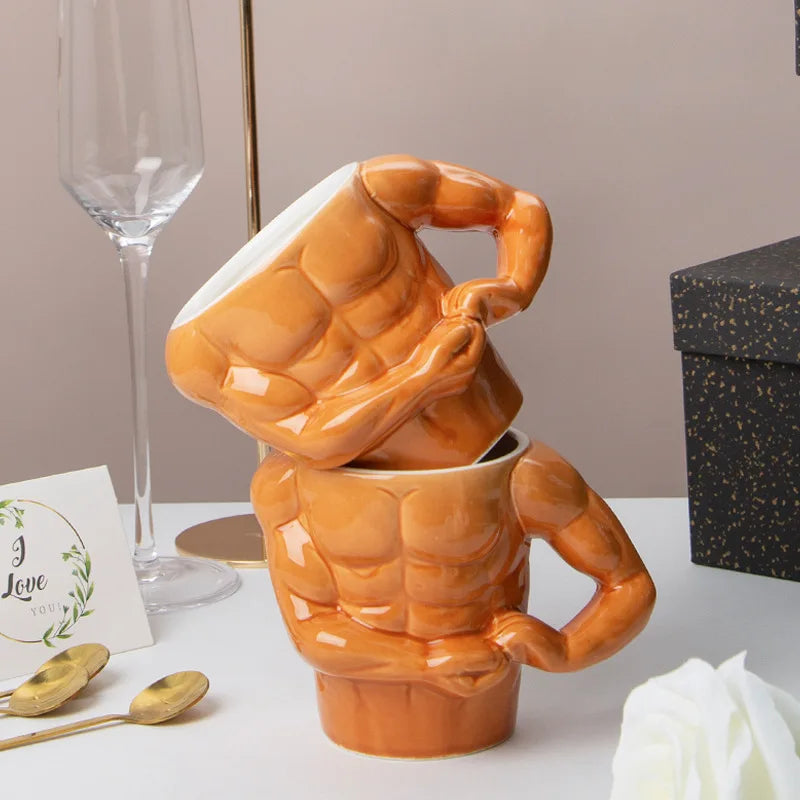 Caneca de Cerâmica Musculosa