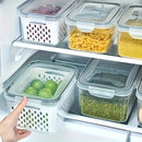 Kit com 2 Potes Herméticos para Alimentos