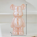 Estátua Decorativa Ursinho Bear Brick em Cerâmica