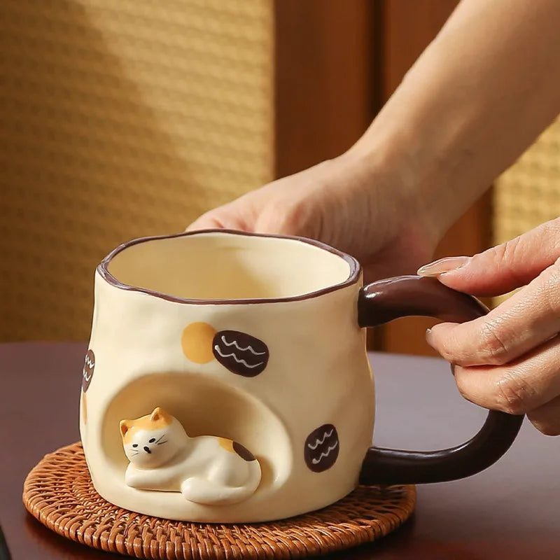 Caneca Gatinho 3D