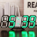 Relógio Digital LED de Mesa e Parede