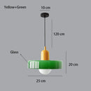 Lustre Pendente de Vidro Estilo Bauhaus Nórdico