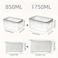 Kit com 2 Potes Herméticos para Alimentos