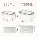 Kit com 2 Potes Herméticos para Alimentos
