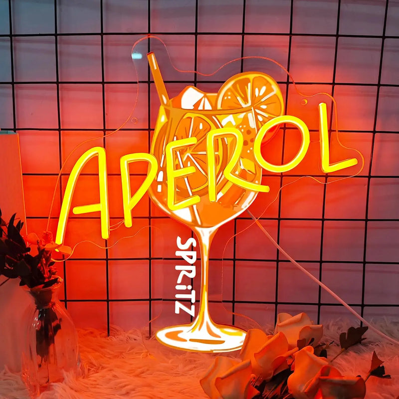 Placa Neon LED Aperol Spritz