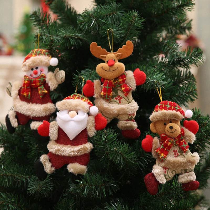 Kit com 4 Enfeites de Natal
