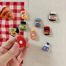 Kit 8 Ímãs de Geladeira Comidinhas