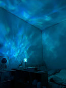Luminária LED com Efeito Ondas d'Água