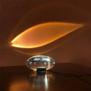 Luminária de Mesa LED Olho do Céu em Cristal