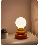 Abajur LED Pedras Coloridas
