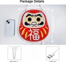 Placa Neon LED Daruma Japonês