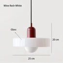 Lustre Pendente de Vidro Estilo Bauhaus Nórdico
