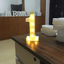 Luminária LED Letras e Números