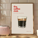 Quadro Decorativo Coffee Club