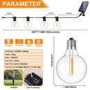 Cordão de Luz Solar LED G40