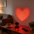 Projetor LED Coração Romântico USB
