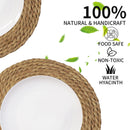 Kit 6 Sousplats Redondos 30cm em Rattan