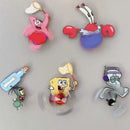 Kit 5 Ímãs de Geladeira Bob Esponja
