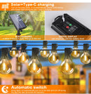Cordão de Luz Solar LED G40