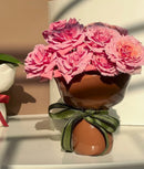 Vaso Rosa em Cerâmica