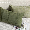 Capa de Almofada Verde Nórdica