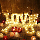 Luminária LED Letras e Números