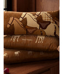 Capa de Almofada Cavalo Retangular