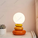 Abajur LED Pedras Coloridas