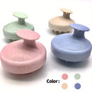 Escova Massageadora de Silicone para Couro Cabeludo
