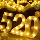 Luminária LED Letras e Números