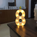 Luminária LED Letras e Números